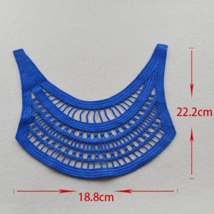 Nova Moda Poliéster Lace Collar Decote Design Para Swimwear